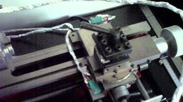 CNC Lathe first test (post calibration).AVI