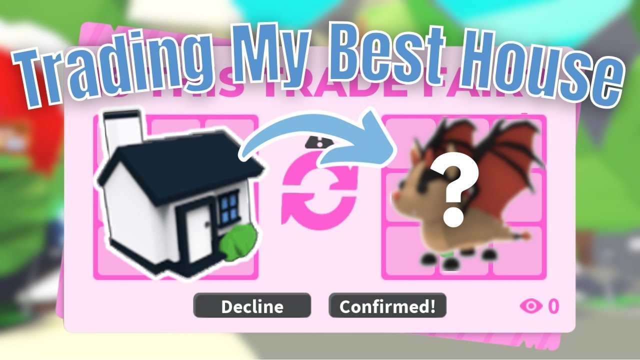 Trading My MOST INSANE Glitch Build in Adopt Me!