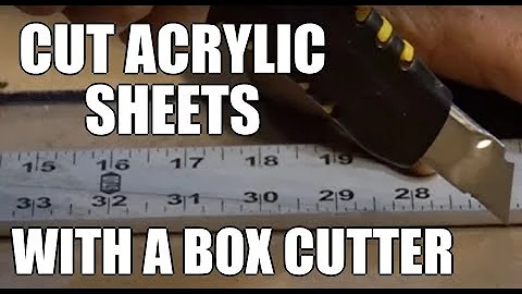 Can a box cutter cut plastic? (2023)