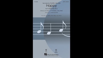 Thumbnail of Happy (from Despicable Me 2) (SATB Choir) - Arranged by Mark Brymer