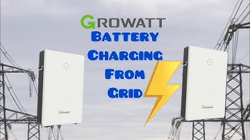 Growatt Battery Charging From Grid In ShinePhone App