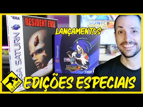 Réplicas de Saturno em LONGBOX com preço justo e qualidade TOP da OLDGAME!  Keio 2, Herc's e SF Alpha 