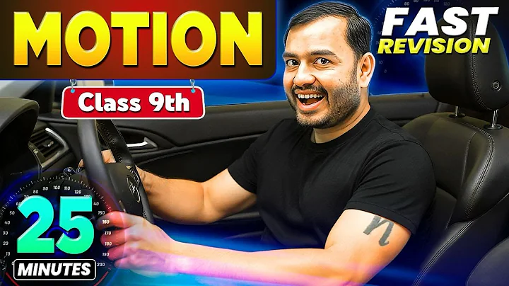 Motion In 25 Minutes  ✅ || Class 9 || FAST REVISION || Alakh Pandey