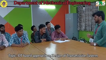 DT based  Design of Transmission System in gears | Design of Transmission System | SNS Institutions