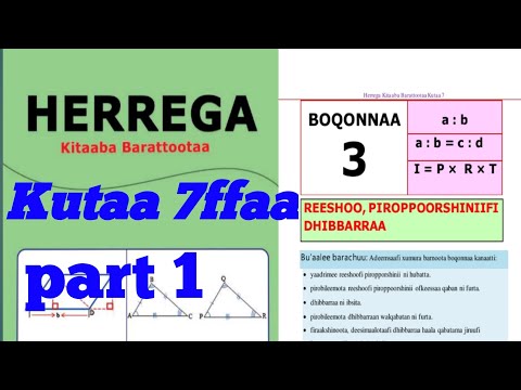 Herrega Kutaa 7ffaa Boqonnaa 3 Part 1