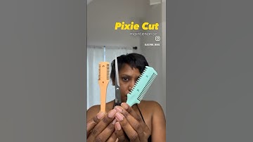 How I Maintain my Pixie Cut at Home| Tapered Cut with Razor Comb #pixiehaircut #pixiecut