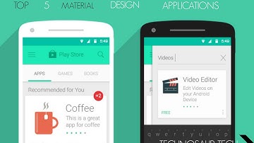 Top 5 Free Material Design Applications