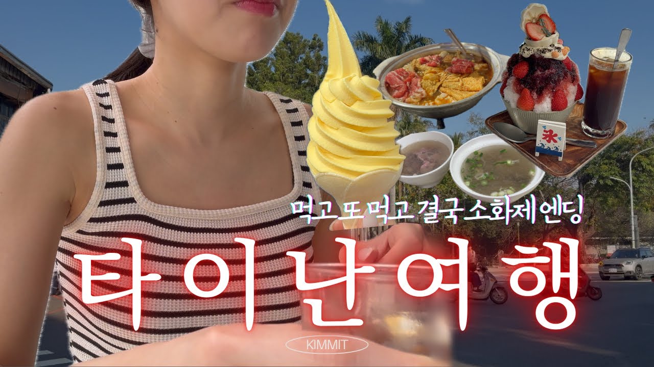 [🇹🇼vlog] 소식좌 대폭주한다... 역시 맛집추천은 택시기사님🚕 인생 우육탕부터 아이스크림까지🍨❄️🤍