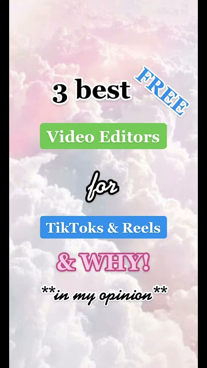 3 Best Video Editor APPS For Making TikToks & Instagram Reels!