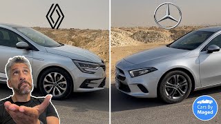 هيه نص السعر بس هل هيه نص القيمة  |  Megane Vs A200 Sedan ميجان ضد مرسيدس