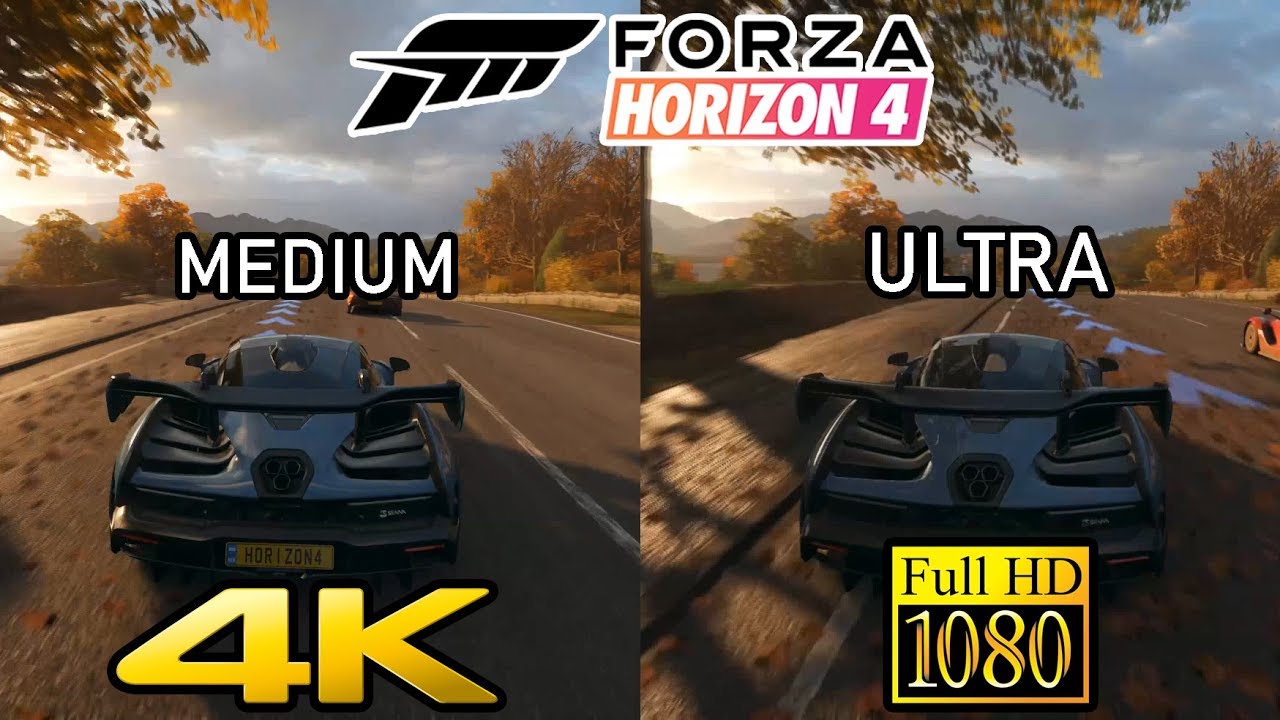 Forza Horizon 4 - геймплей и скриншоты компьютерной версии на экстремальных наст