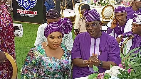 K1 d ultimate Laide bakare Saoti Arewa and Hon sanyaolu Storms Alawiye House Warming In Lagos