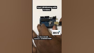 Fast LED Blinking with Arduino