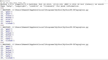 USING MYSQL COMMIT, ROLLBACK, AUTOCOMMIT METHOD IN PYTHON