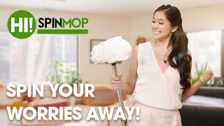 Floor Police - Powerful Spinning Mop, Cleans Your Home With 2 Spinning Heads