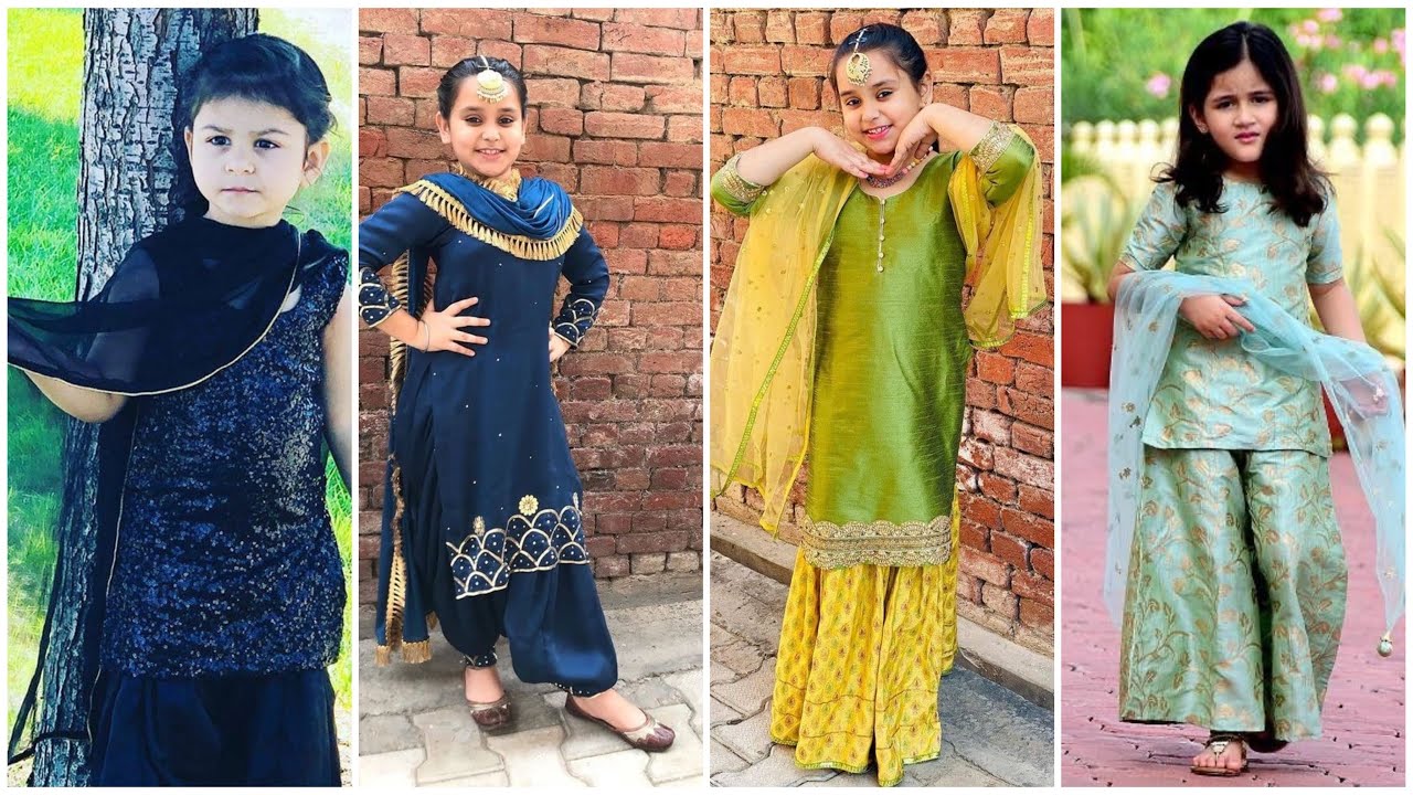 Kids Punjabi Suit Designs Punjabi Suit Designs For Baby Girls
