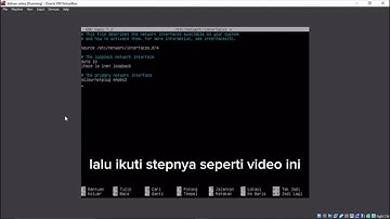 konfigurasi ip address pada debian
