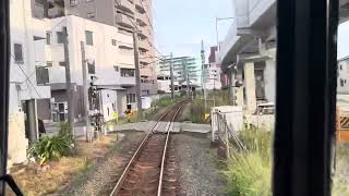 【前面展望】JR松山駅高架化工事 工事の進捗状況