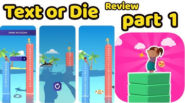 Text or Die Game All Levels part 1 Gameplay Walkthrough Game Review (iOS-Android)