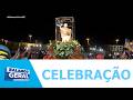 Fieis celebram a presença da imagem de São Miguel Arcanjo