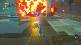 Breath of the Wild: Deflecting a Guardian blast screenshot 5
