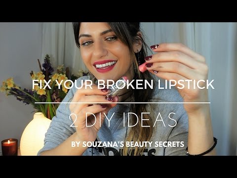 DIY: Σπασμένα κραγιόν και η δική σου απόχρωση lipstick!/ Souzana&rsquo;s Beauty Secrets