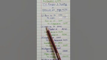 TS Reddy A Murthy. Exercise 31. Rectification of Errors. Page 4.36. #bcom #rectificationoferrors