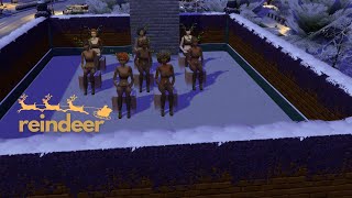 Reindeer CAS | Simsmas Day 7 | The Sims 4