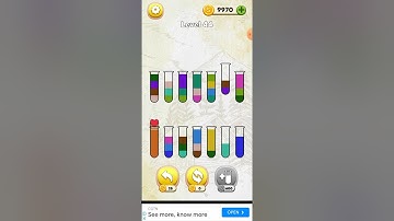 Expert mode 44 level Bottle sort puzzle game 2023
