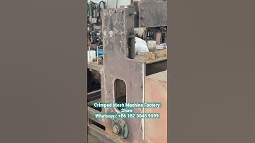 0.5-12 mm Crimped Mesh Making Machine Factory Show +86 182 3048 9099