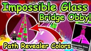[Op] Impossible Glass Bridge Obby! || Auto check || Fully Function [2024]