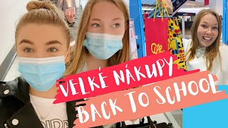 Velké školní nákupy se sestrou! VLOG/HAUL l BACK TO SCHOOL