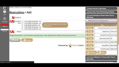 Reservation System with Limited Time Slots