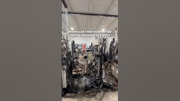 Thousands of testing machines in stock Tensile, vibration, fatigue. New, used and remanufactured