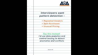 This Is Where Audit Interviews Are Won or Lost! #cia #internalauditor #aia #cfe #camscourse #audit