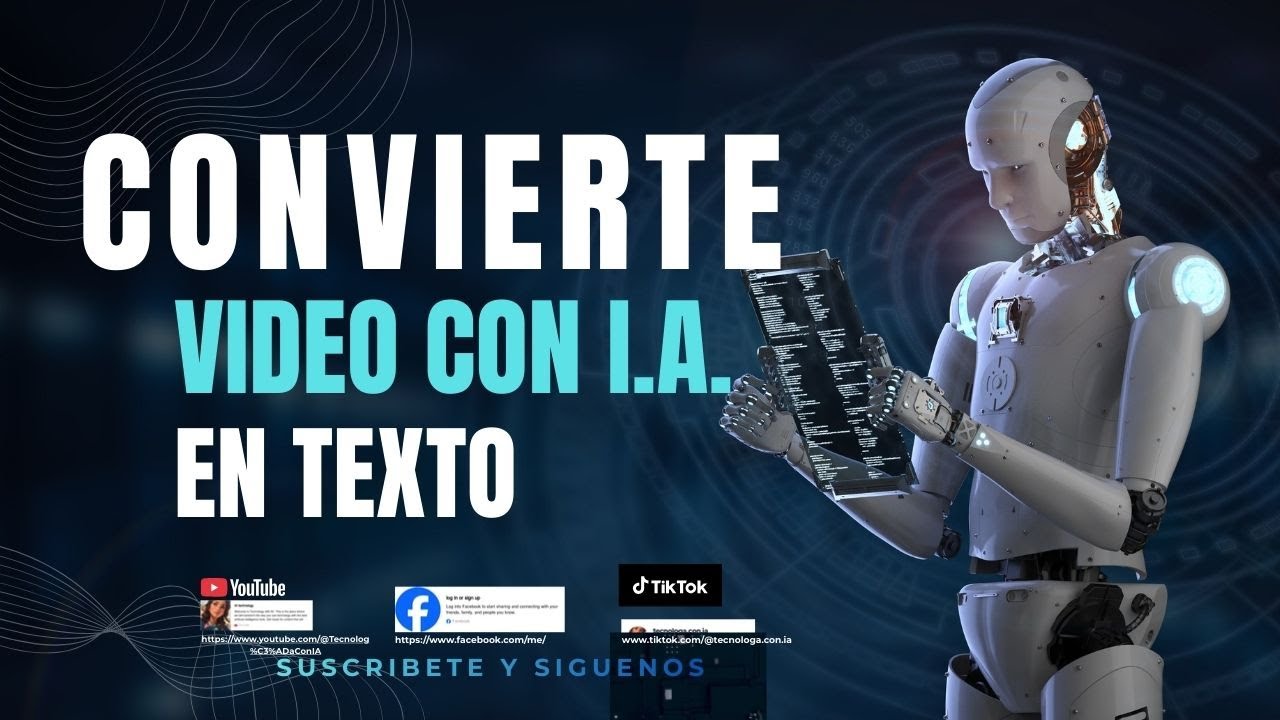 como convertir video a texto gratis y facil - YouTube