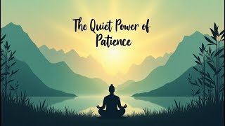 The Quiet Power of Patience | A Zen Tale That Will Change How You Think