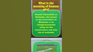 what is ramsar site?#shorts #gsbyrrpatil