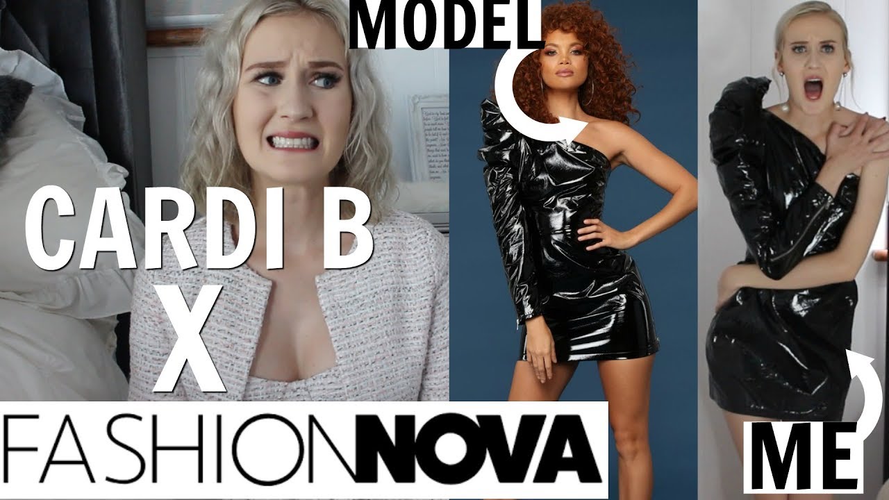 FINALLY REVIEWING CARDI B X FASHION NOVA...I waited a month for THIS?! - YouTube