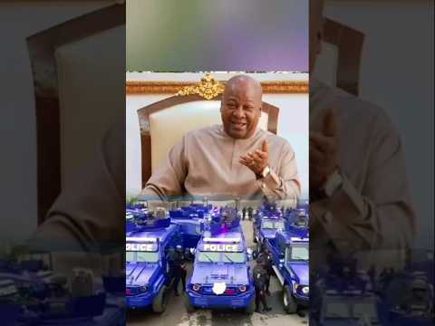 President Mahama Hands Over 40 Armoured Vehicles To Ghana Police Ghanafirst Governmentofghana 