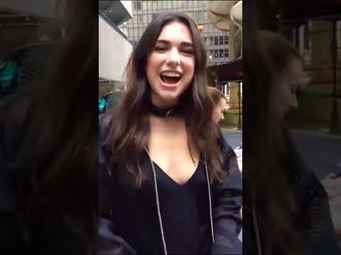 Dua Lipa greeting