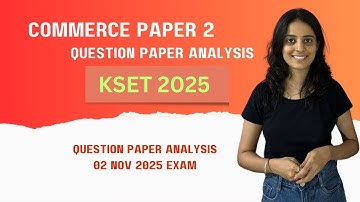 Kset 2025 Commerce Paper II Anlaysis