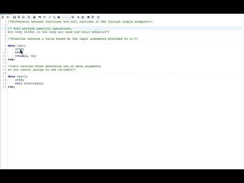 Difference between functions