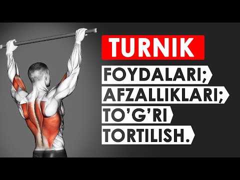 TURNIK tortilish afzalliklari, foydalari, to'gri tortilish | правильное подтягивание на ТУРНИКЕ!