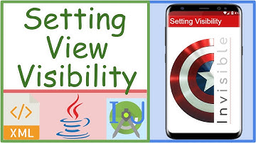 Making Views Invisible/Visible in XML and Java
