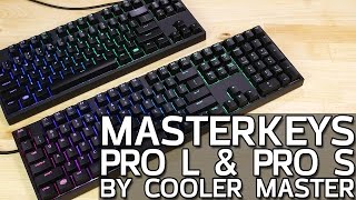 MasterKeys Pro L & S by Cooler Master - RGB Mechanical Keyboards