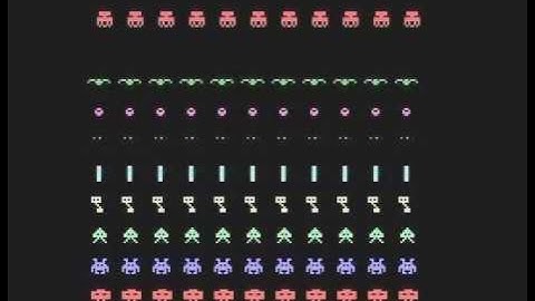 TI Invaders - All 11 invaders (TI-99/4A)
