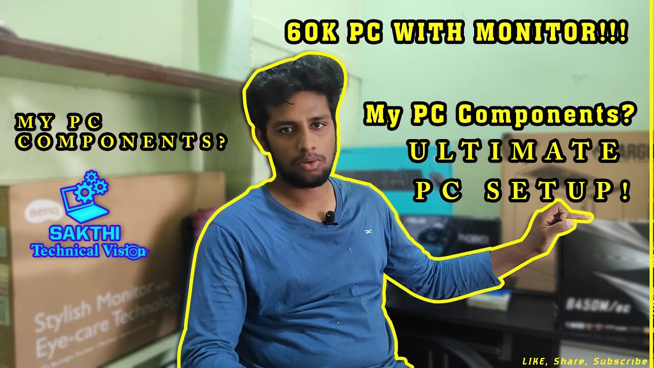 My Budget PC Setup Best PC Parts For Gaming 2021 PC Sakthi Technical 