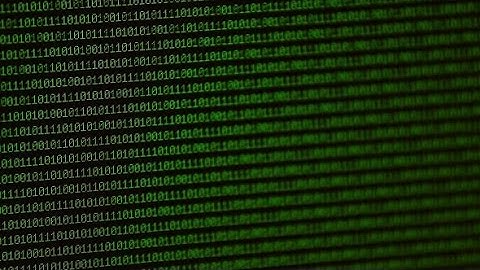 Computer Code Binary 1/0