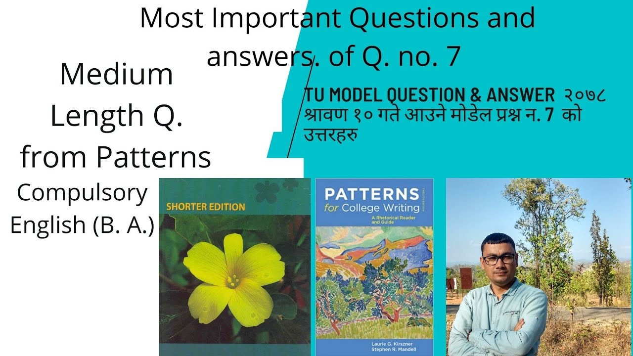 Medium Length Important Questions & Answers from Patterns for College ...